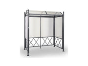 Pensilina Deva/Deva Max Giochipark acciaio zincato policarbonato cm227x117x245h - Grigio micaceo - cm 227 x 117 x 245h