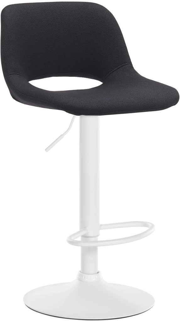 Barhocker Camden Stoff weiЯ