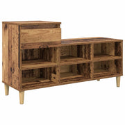 Scarpiera | Mobile per scarpe con cassetto Legno vecchio 102 x 36 x 60 cm