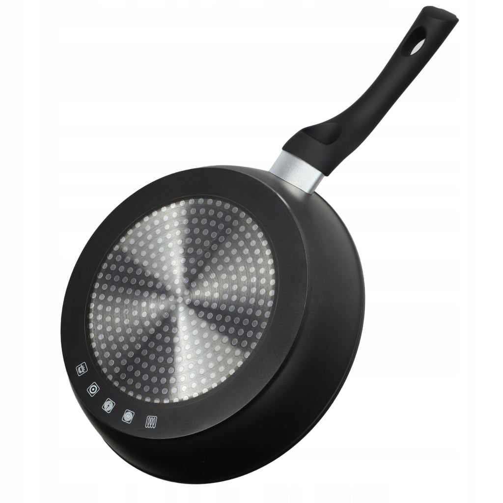 Padella antiaderente KADAX da 26 cm, grande, per piani cottura a gas e induzione.