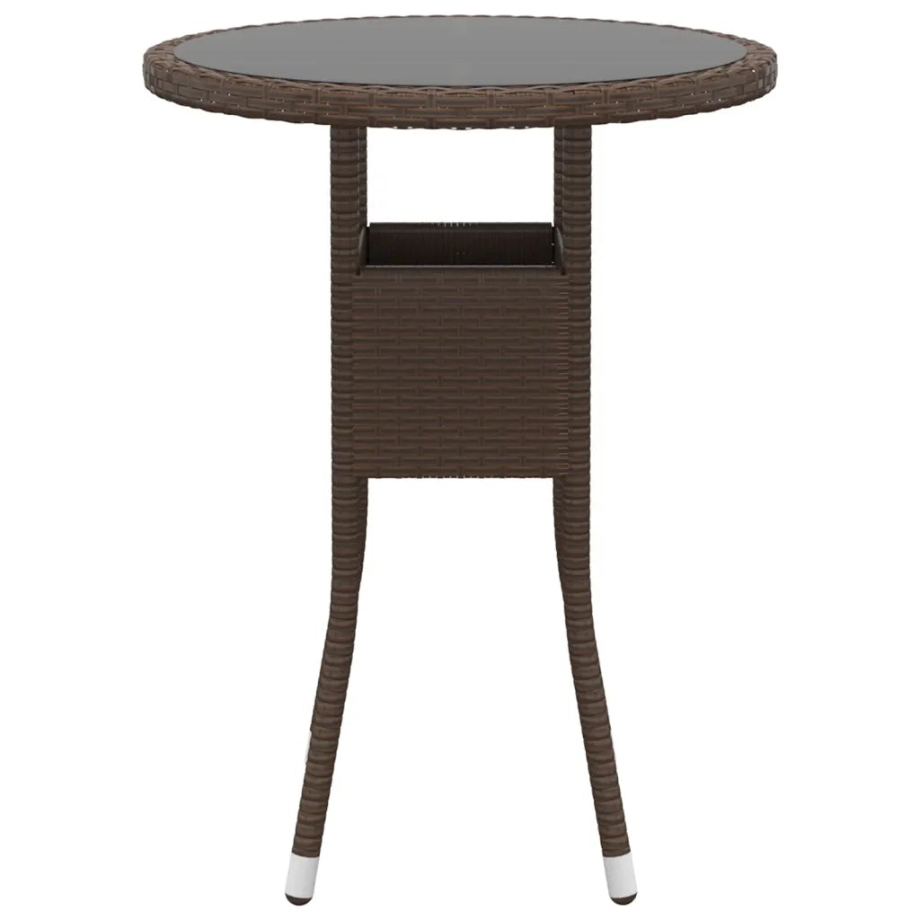 Set Divani da Giardino 5 pz in Polyrattan Marrone cod mxl 71423