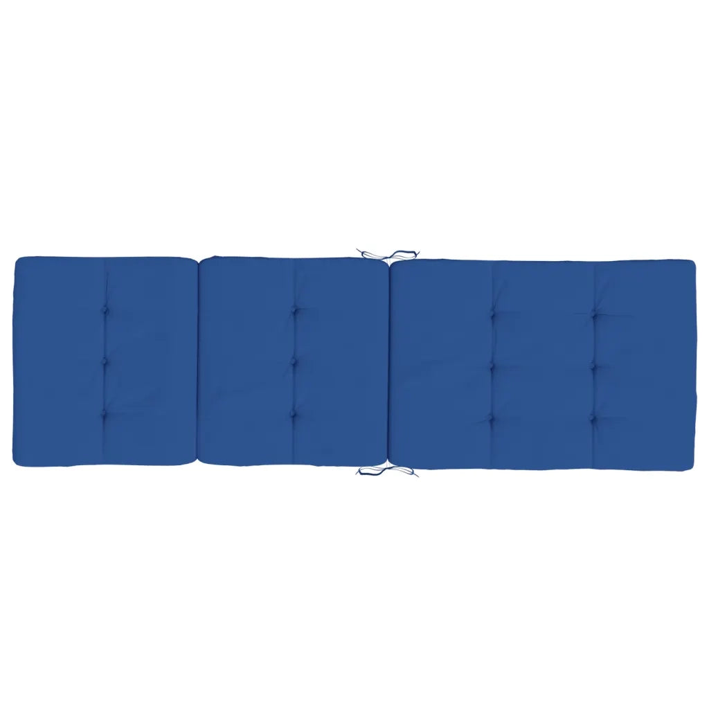 Cuscini per Sedia a Sdraio 2 pz Blu Reale in Tessuto Oxford 361994