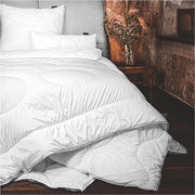 Dekbed Premium 155 x 220 cm - Certificato Oeko-Test - Dekbed ademante per tutti i periodi dell'anno - Dekbed microfibra soffice per persone con allergie - 155 x 220 cm