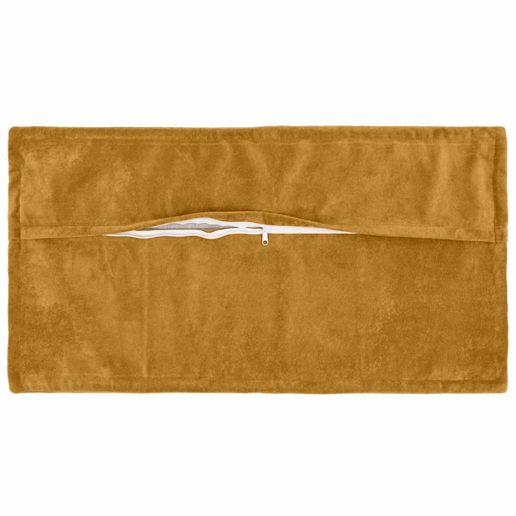 Federa 6 pcs HOUTEN Giallo 40 x 70 cm Fleece in microfibra 917875