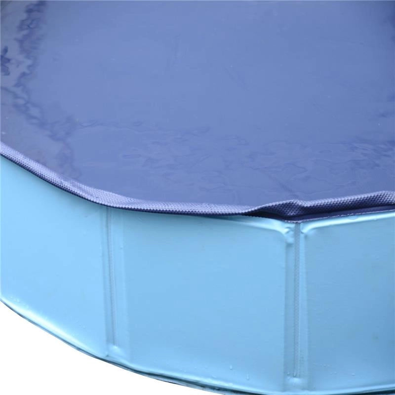 PISCINA PER CANI PORTATILE E PIEGHEVOLE IN PVC Ø80 X 20 CM BLU