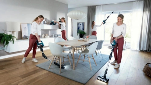Bosch BSS71125AH scopa elettrica Aspirapolvere a bastone 2 in 1 Batteria Secco Senza sacchetto Nero, Blu