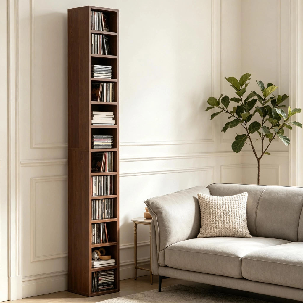 REGGICD Torre salvaspazio 21 x 20 x 175 cm Marrone MDF e truciolare