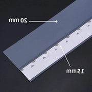 35 x 500 cm strisce di silicone trasparenti autoadesive per sigillatura - sigillatura tozza - sigillatura acustica - sigillatura ventosa - protezione contro la polvere - porte - finestre Striscia di sigillatura
