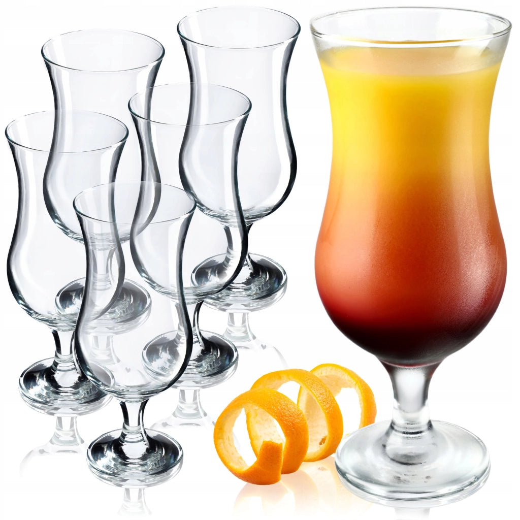 Set di 6 bicchieri KADAX da 460 ml per bevande, birra, succhi di frutta.