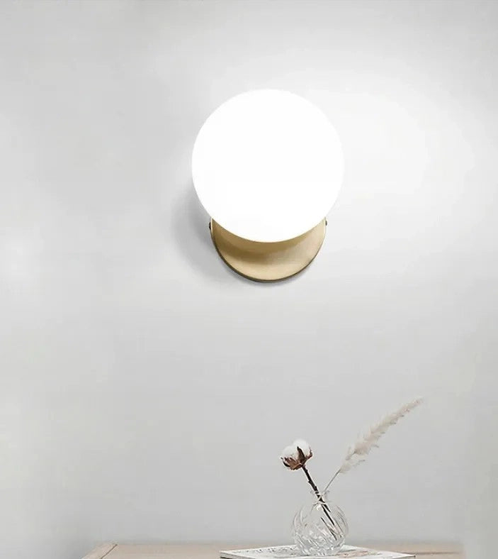 Lampada Da Parete Vetrata APP950-1W Gold