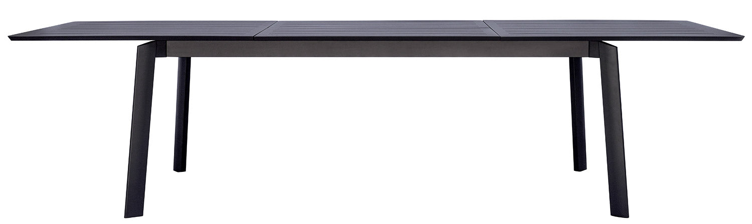Tavolo Allungabile da Giardino 200/300x102x75 cm Porto Ercole in Alluminio Antracite