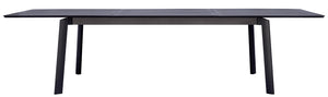 Tavolo Allungabile da Giardino 200/300x102x75 cm Porto Ercole in Alluminio Antracite