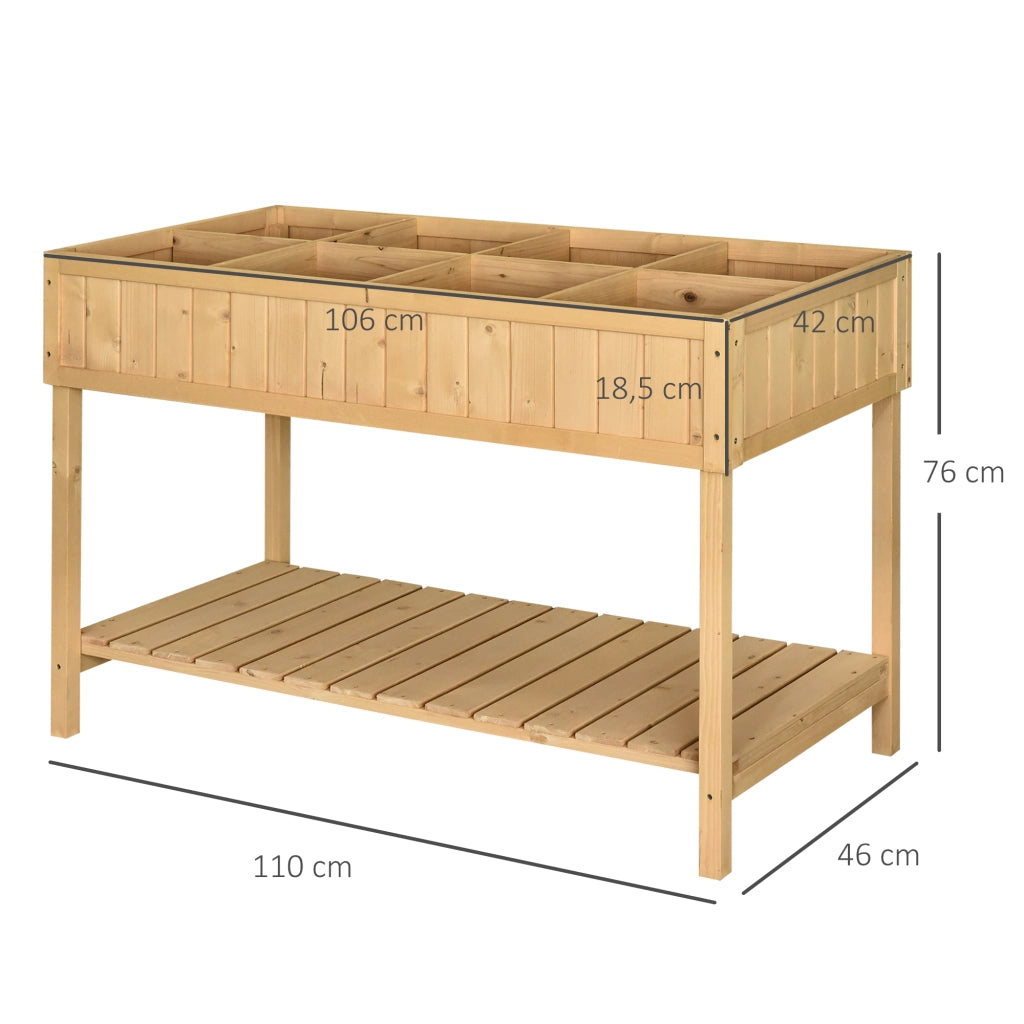 Tavolino da caff¨¨ con scaffale ¨C zephmum ¨C legno 110x46x76 cm