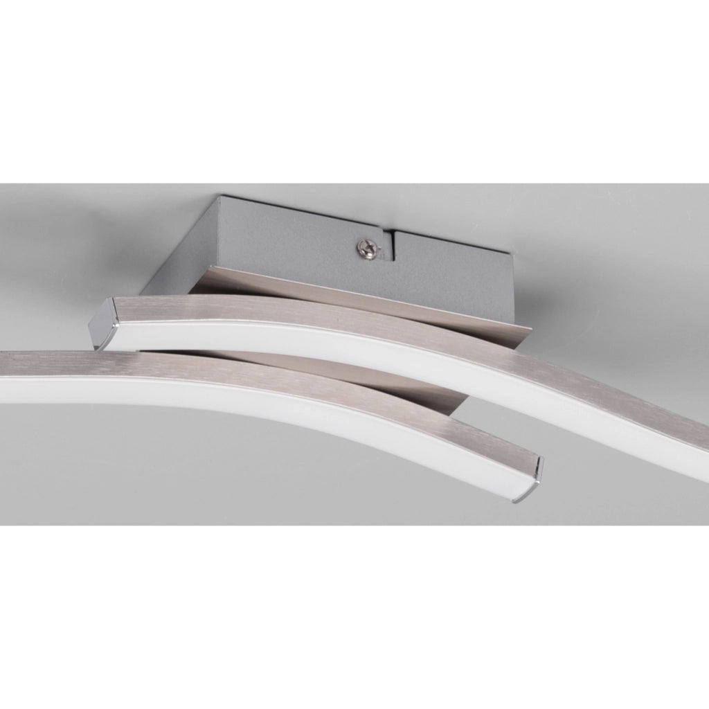 PLAFONIERA LED 2 ROUTE 5W 56X9CM 4000K NICHEL