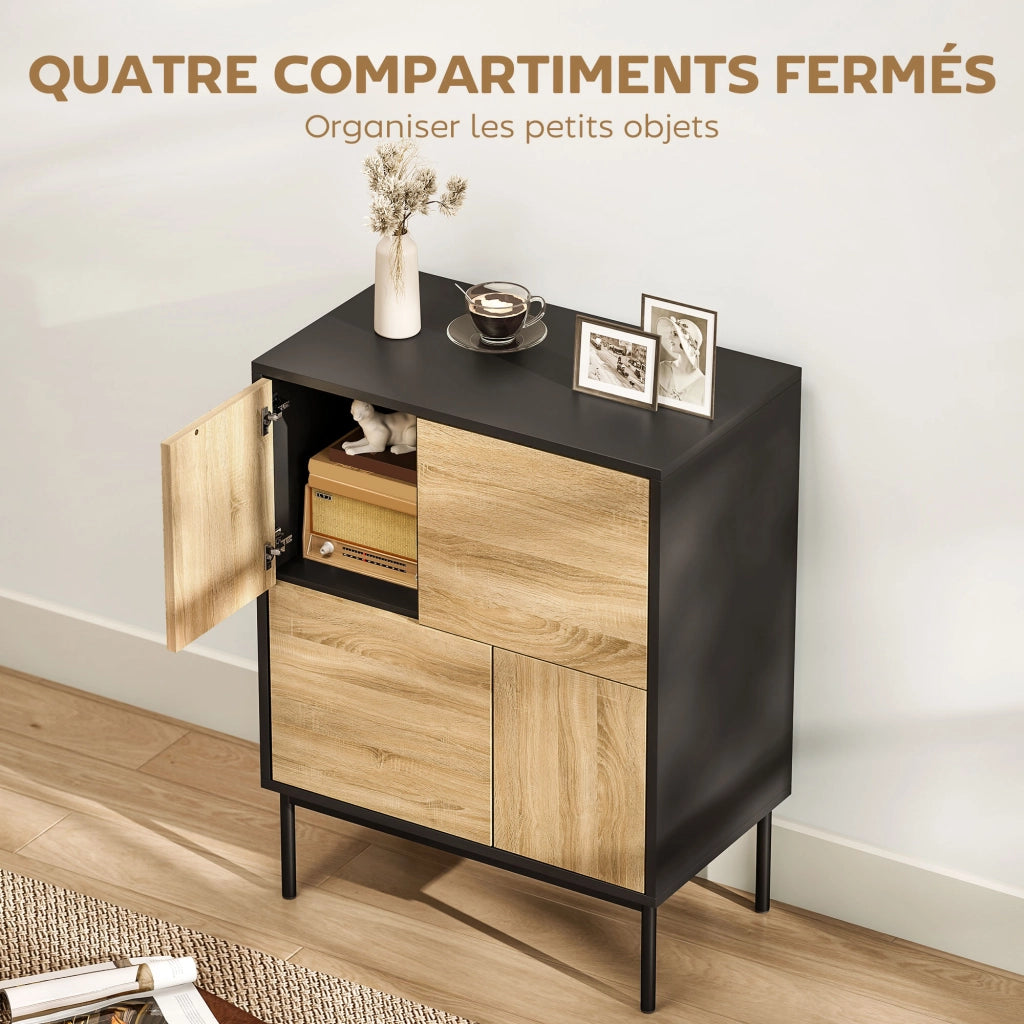 Armadio ¨C zephmum ¨C nero 60x35x78 cm