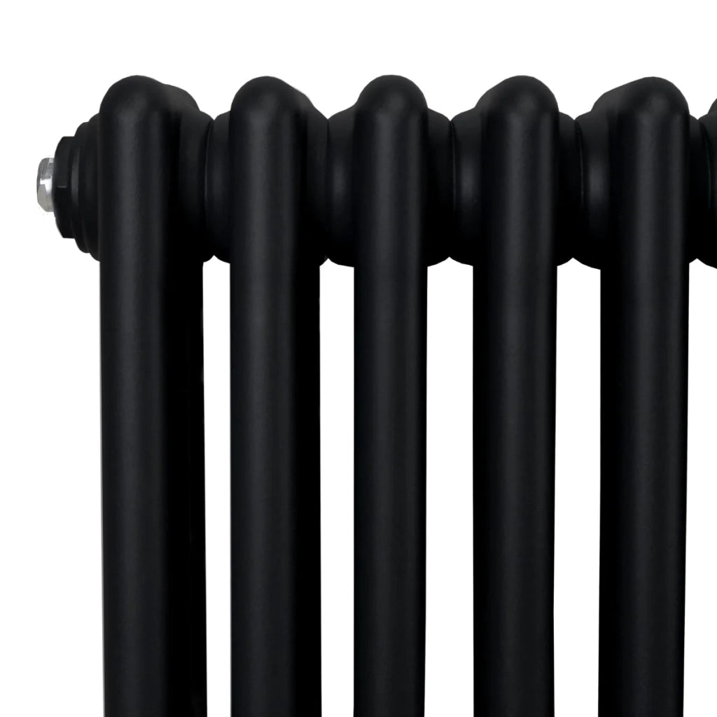 Termosifone Radiatore a 3 colonne per riscaldamento centralizzato Nero 60 x 119cm
