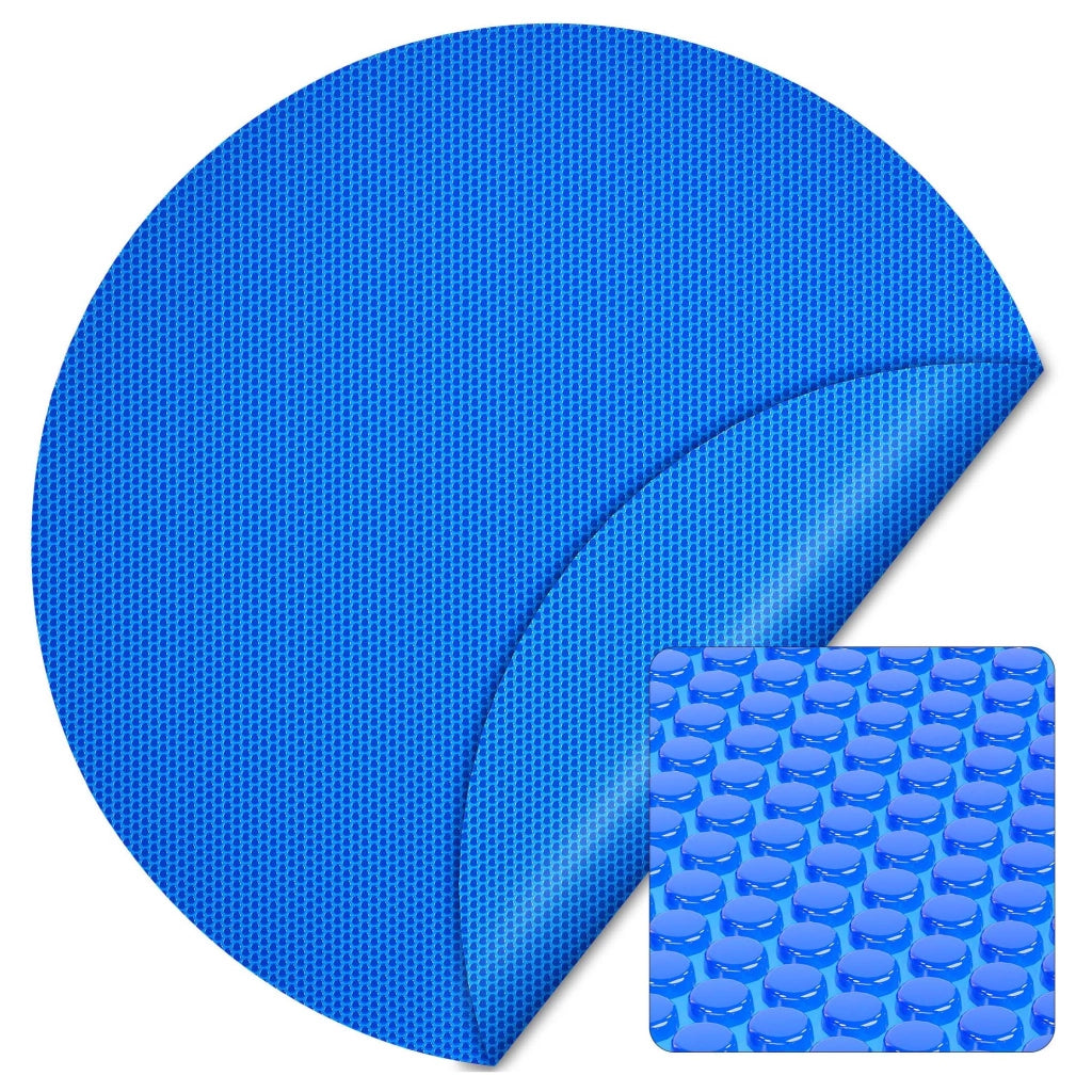 Copertura a bolle d'aria per piscina rotonda Ø 5m blu Protezione isotermica