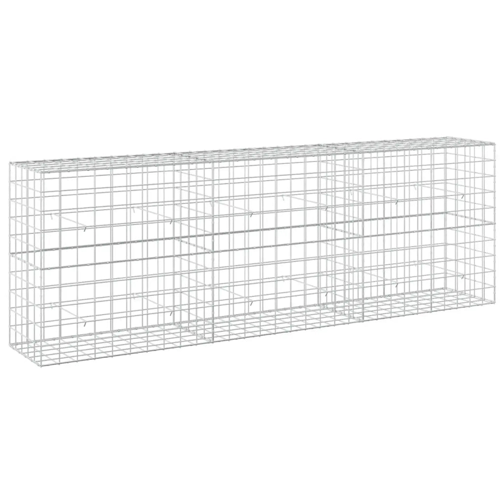 Gabione con Filo da 5 mm e Rete da 10x10 cm 300x50x100 cm 3465216
