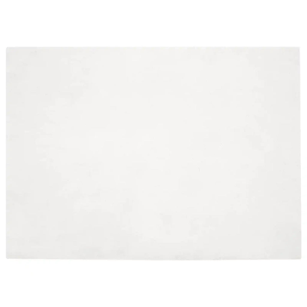 Tappeto antiscivolo in sintetica di coniglio OLITE Bianco 42021618