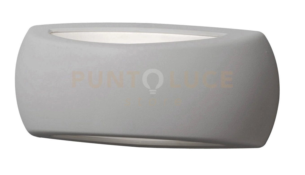 ALASSIO APPLIQUE 1 LUCE ATTACCO E27 BIEMISSIONE GRIGIO IP66
