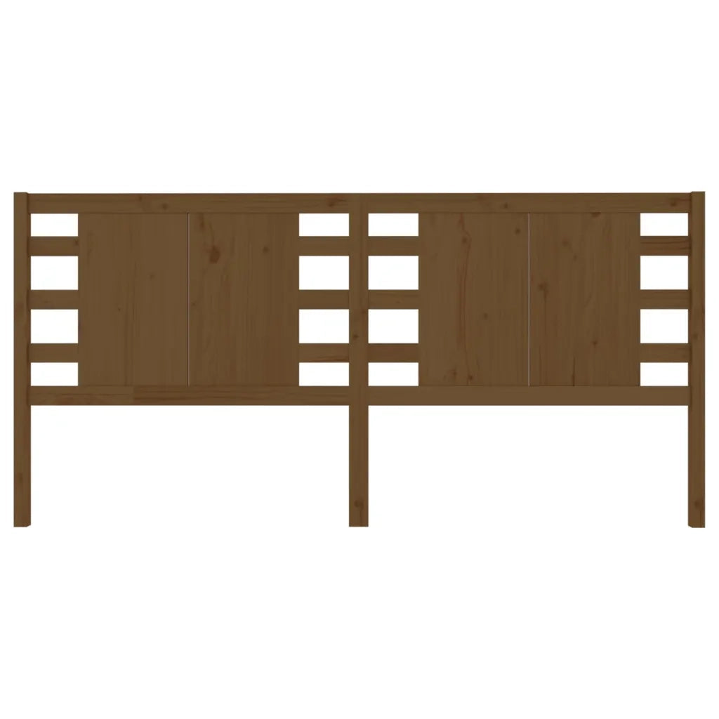 Testiera | Testata per Letto Marrone ambra 126x4x100 cm in Legno di Pino