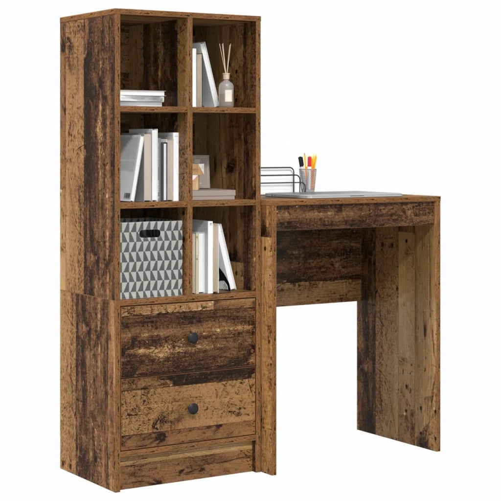 Scrivania Legno vecchio 105,5 x 34 x 127 cm 2 pz 3337303