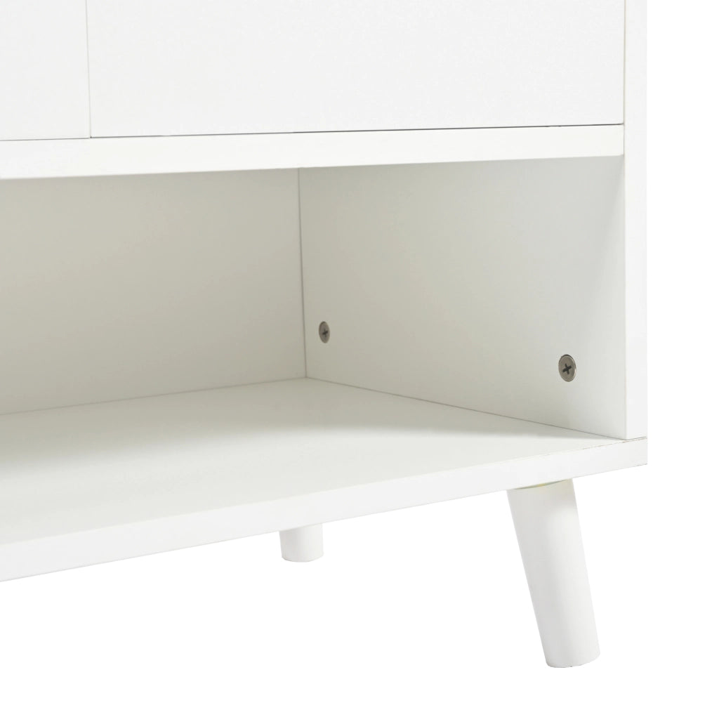 Credenza moderna con 4 ante, 1 cassetto e ripiano regolabile