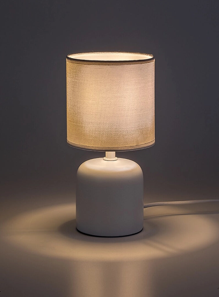 Lampada da tavolo Daphni bianca ceramica 1xE14 Rabalux