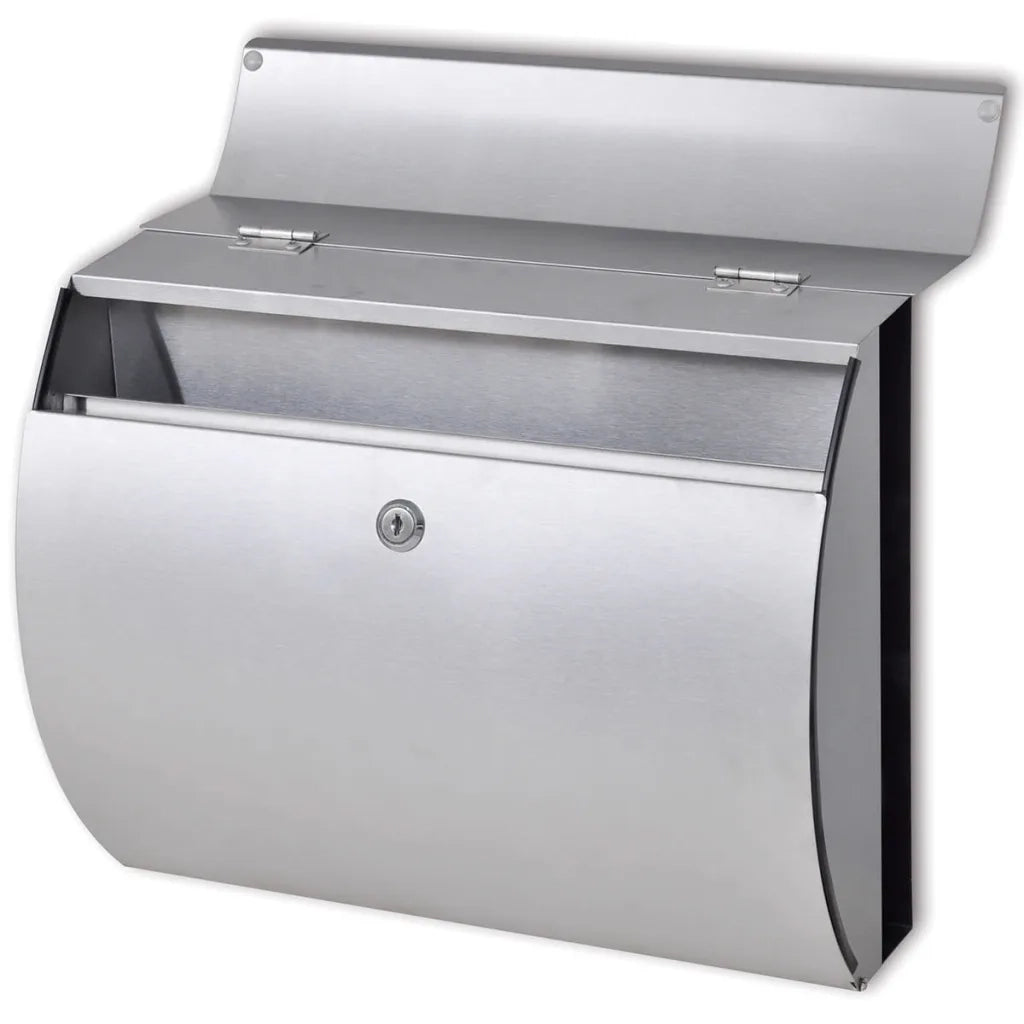 Cassetta della posta in acciaio inossidabile 37,5 x 13 x 31 cm CFW6376197
