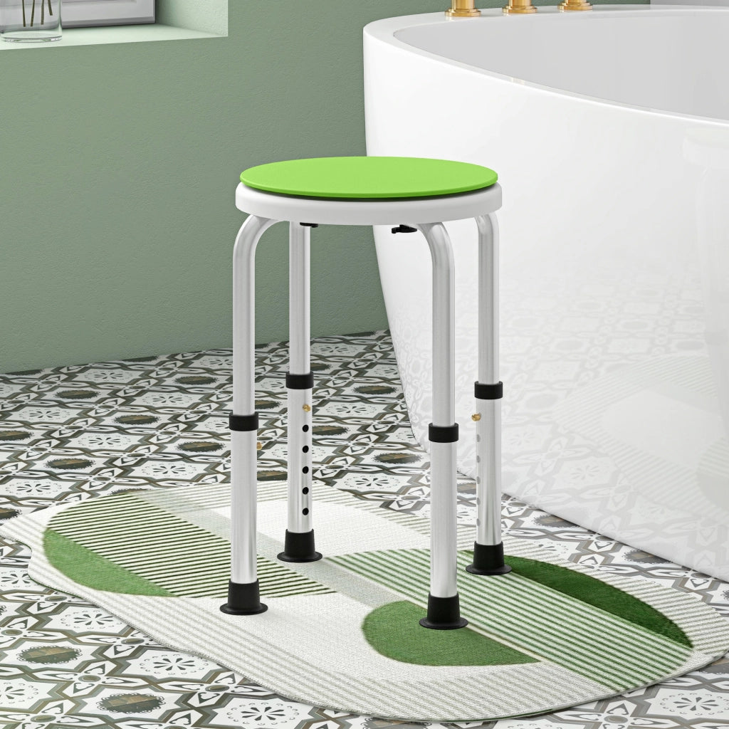 Sgabello da doccia regolabile ¨C zephmum ¨C Alluminio 360¡ã