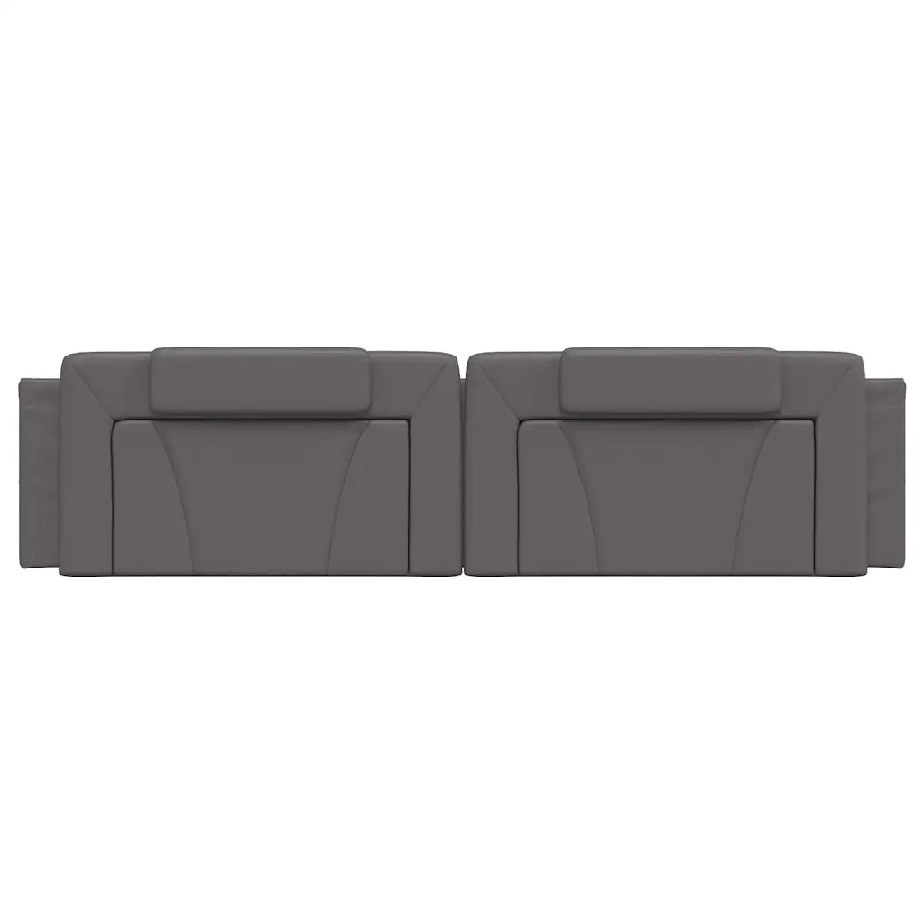 Cuscino Testiera Viana Grigio 200 cm in Similpelle CFW9110380