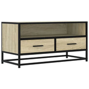 Mobile TV | Armadietto TV | Mobile Porta TV Rovere Sonoma 80x34,5x40 cm Legno Multistrato Metallo