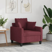 Divano Sedia-Poltrona Rosso Vino 60 cm in Tessuto 290033