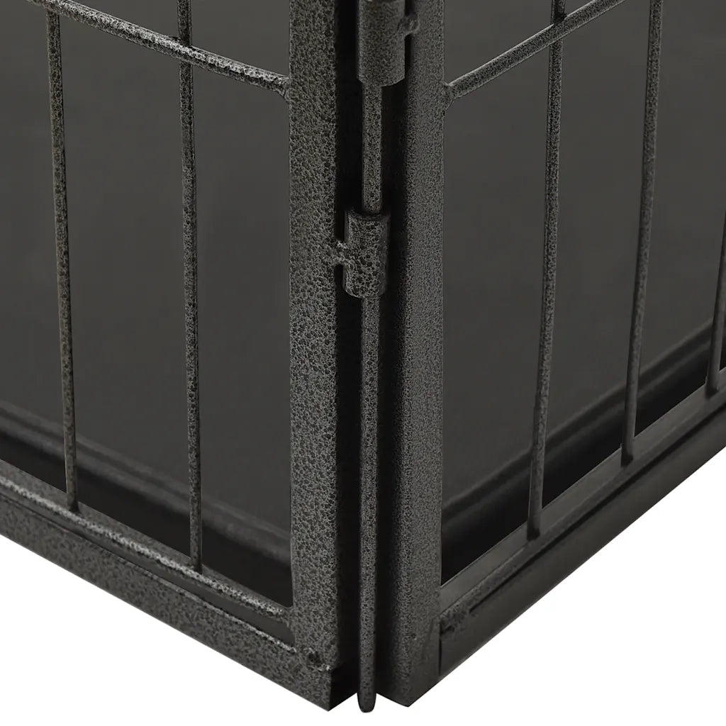 Box per Cuccioli in Acciaio 91,5x59x61 cm 170575