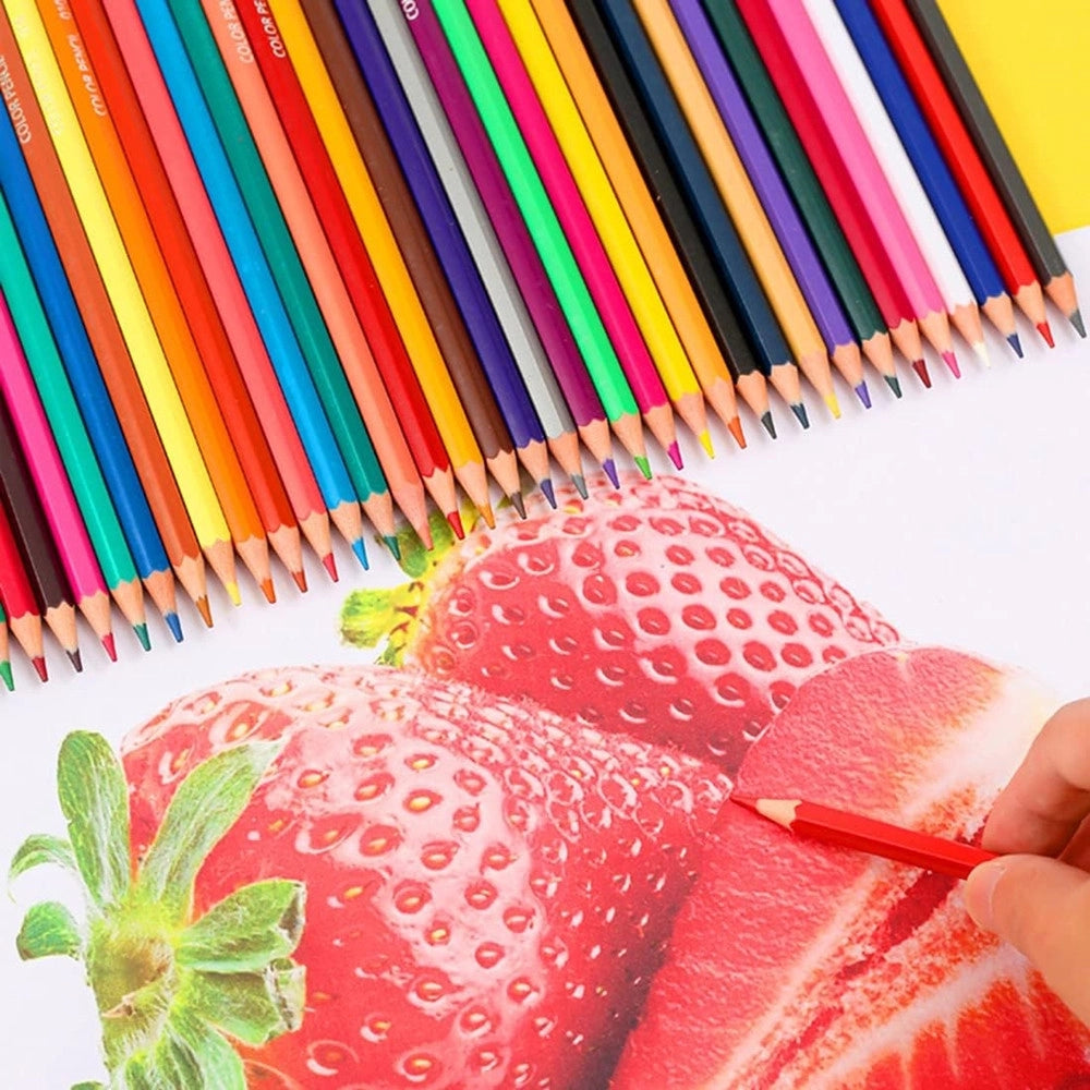 Trade Shop - Matite 48pz Colorate Cancellabili Per Disegnare Schizzi Dipingere Cancelleria Per Bambini -