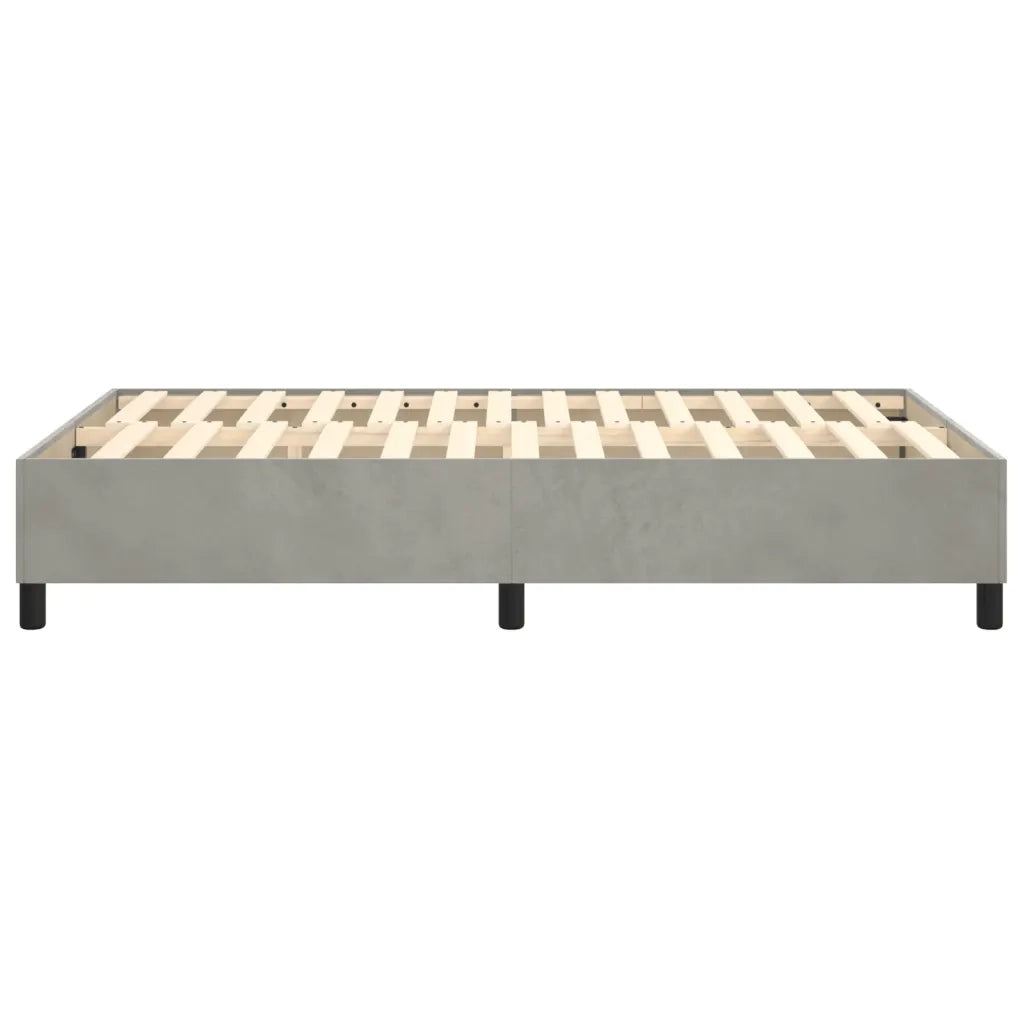 Giroletto a Molle Grigio Chiaro 120x200 cm in Velluto cod mxl 63902