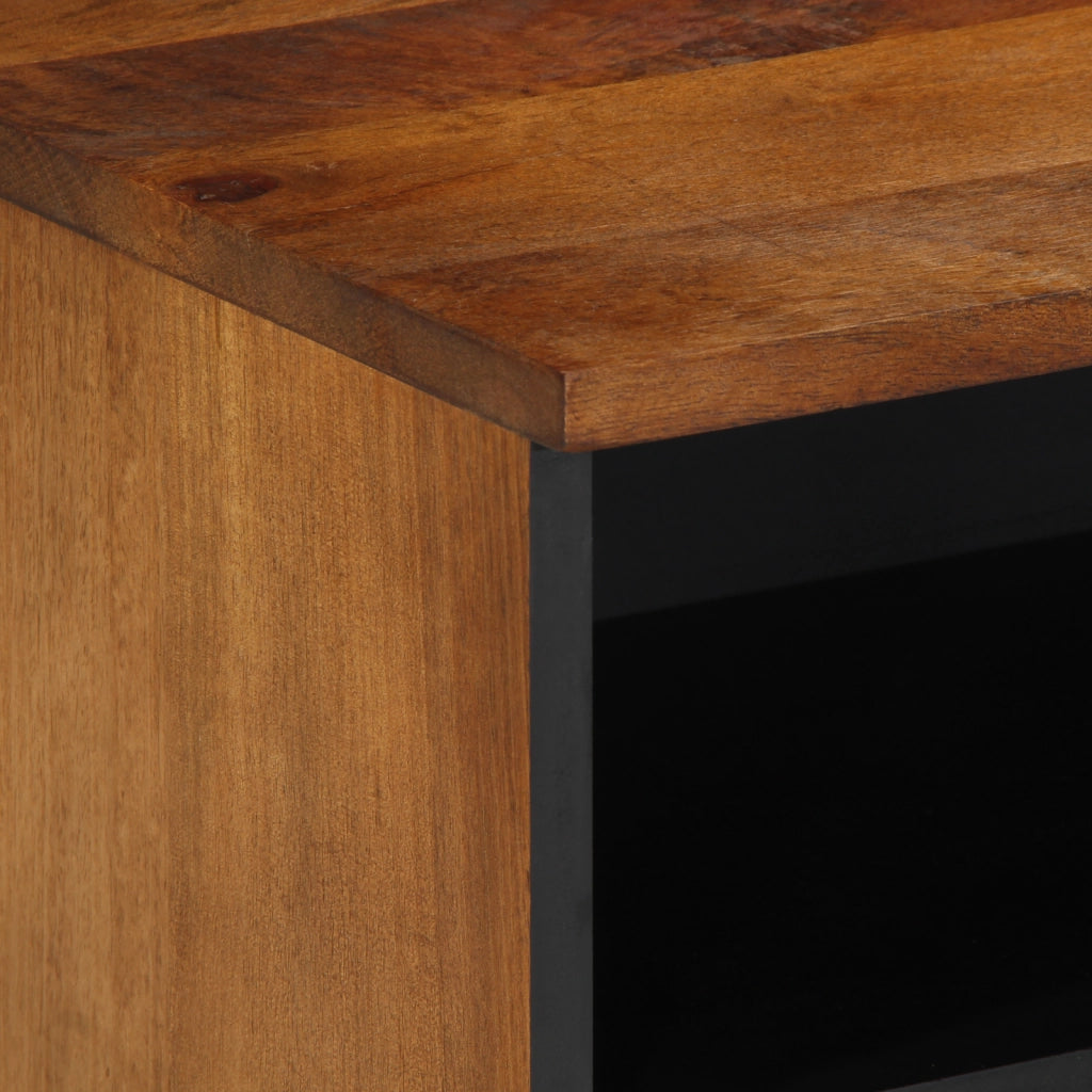 Mobile TV 100x33x46 cm in legno massello di mango