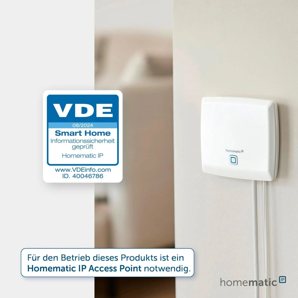 Homematic IP Smart Home Rollladenaktor – Unterputz, Digitale Steuerung für 1 Rollläden per App, Alexa & Google Assistant, elektrische Rolladen smart nachrüsten, 151347A0