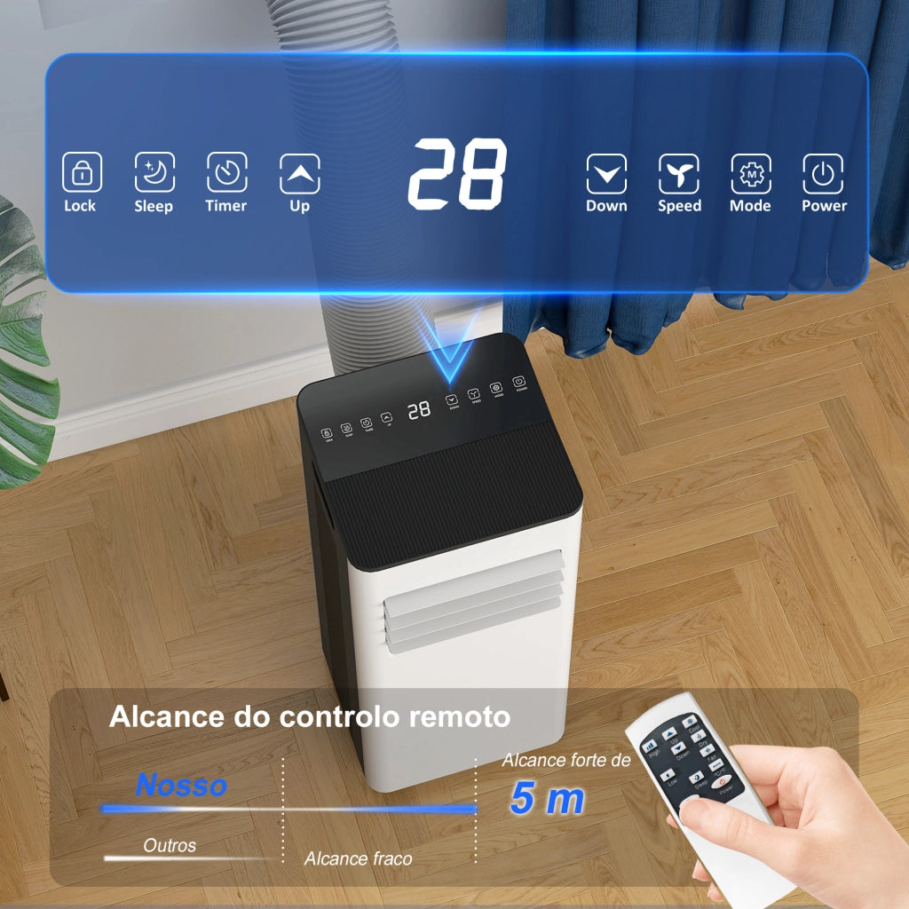 Condizionatore Portatile 9000 BTU ¨C zephmum ¨C Bianco