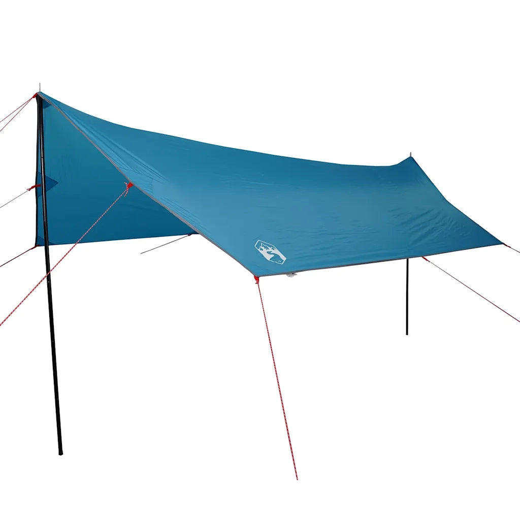 Telone da campeggio | Tenda da campo Blu 460x305x210 cm Impermeabile