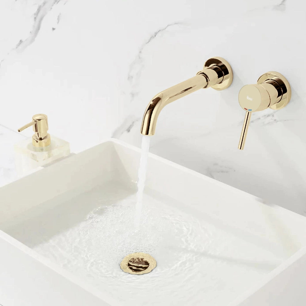 Rubinetto Da Incasso Rea Lungo Long Gold + Box
