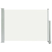 Tenda da sole laterale retrattile/schermo privacy per patio giardino terrazza balcone 80 x 300 cm crema 02_0007395