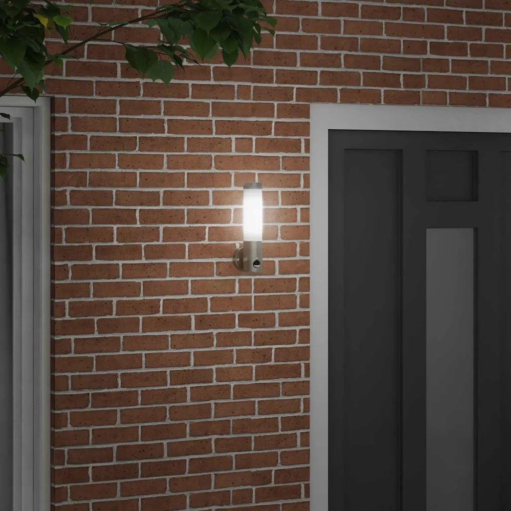 Lampada da Parete Esterna Argento 12 x 8,5 x 29 cm CFW8904945