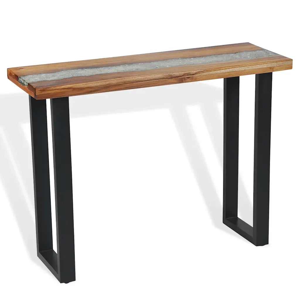Tavolo Consolle in Teak 100x35x75 cm cod mxl 13717