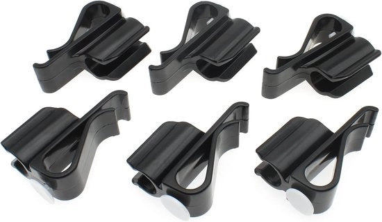 6 clip per mazza da golf, clip per borsa a mazza da golf, supporto per clip per organizzatore, accessori per mazza da golf