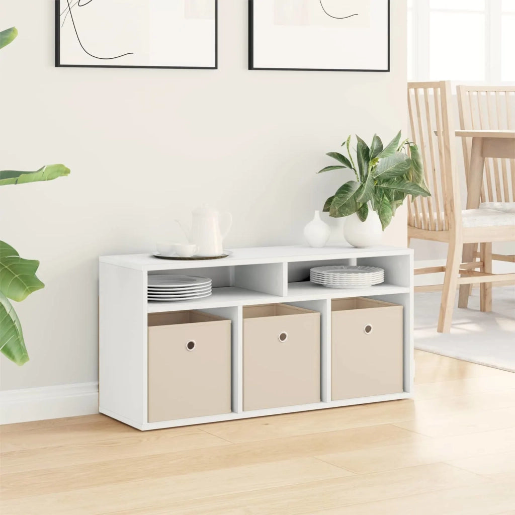 Lowboard con cassetto Bianco 87 x 27,5 x 43 cm CFW5749166
