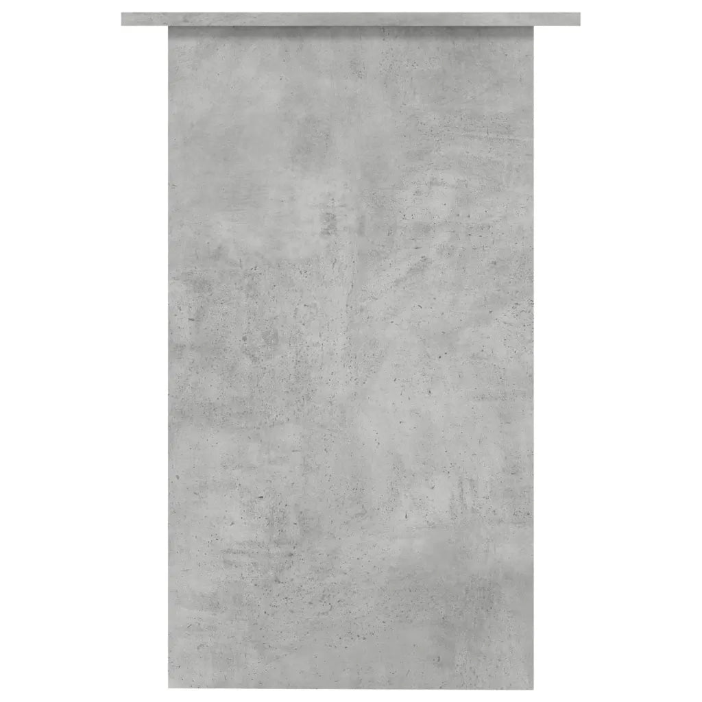 Scrivania-Scrivanie per ufficio e studio-Scrittoio Grigio Cemento 90x50x74 cm in Legno Multistrato