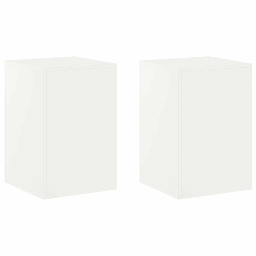 Supporto per piante 2 pcs Bianco 40 x 40 x 60 cm Acciaio 8012533