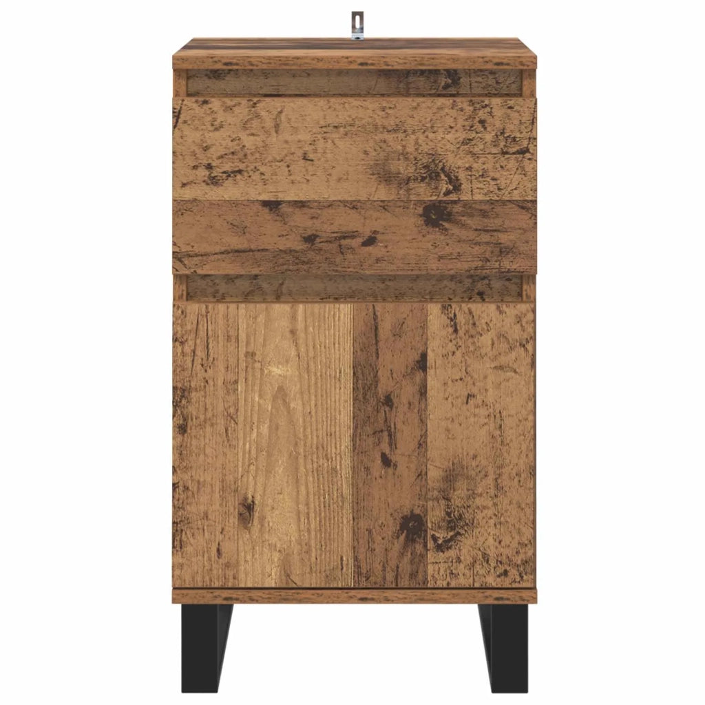 Credenza | Madia | Buffet da pranzo | Armadio da pranzo Legno vecchio 35 x 40 x 70 cm Legno multistrato