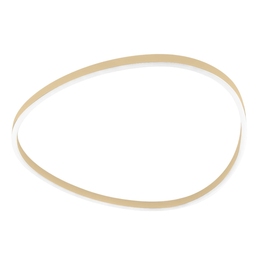 Ecaris P/G Plafoniera a Soffitto LED 72W Biemissione Dimmerabile CCT Switch 3000K/4000K in Alluminio New Beige - Gealuce